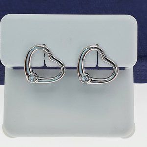 925 Sterling Silver CZ Stud Earrings for Women/Girl, US925P1230